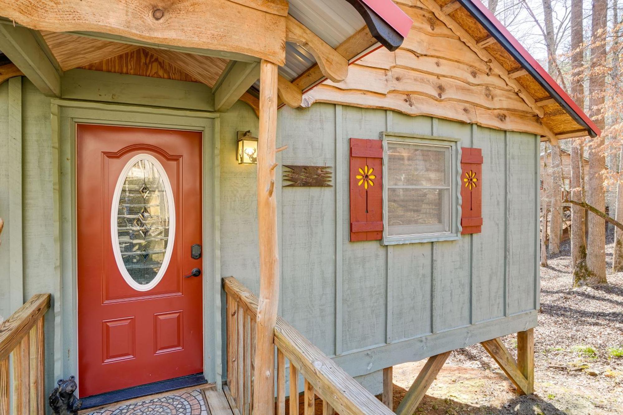 Secluded Family Retreat In Dahlonega With Hot Tub! Exterior foto