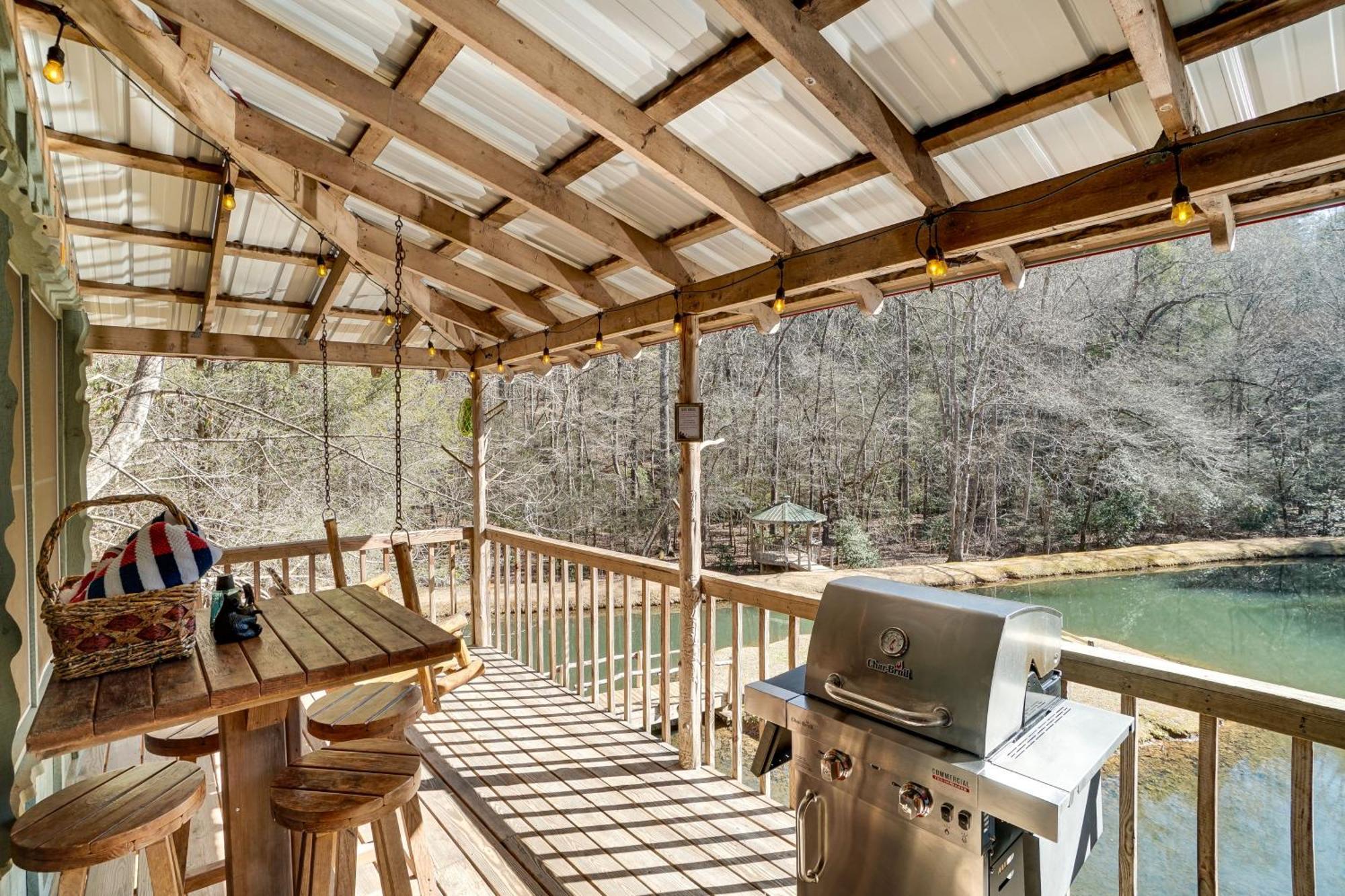 Secluded Family Retreat In Dahlonega With Hot Tub! Exterior foto
