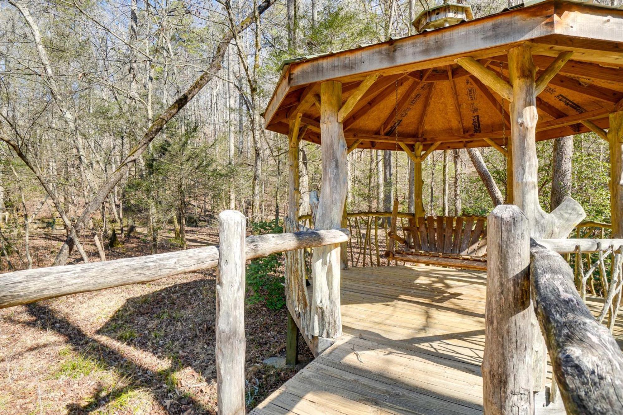 Secluded Family Retreat In Dahlonega With Hot Tub! Exterior foto