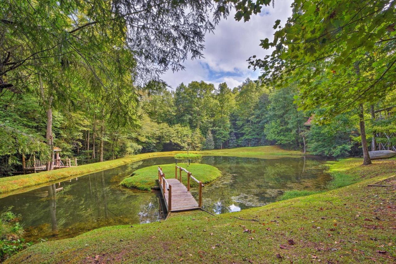 Secluded Family Retreat In Dahlonega With Hot Tub! Exterior foto