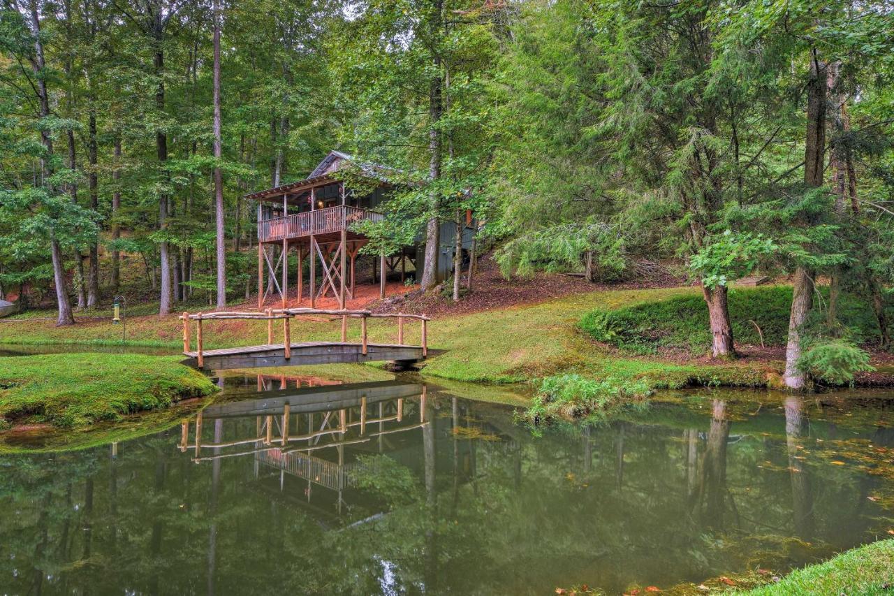 Secluded Family Retreat In Dahlonega With Hot Tub! Exterior foto